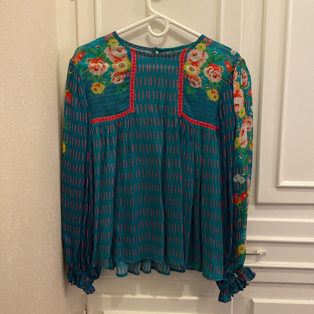 Anthropologie Miranda peasant blouse